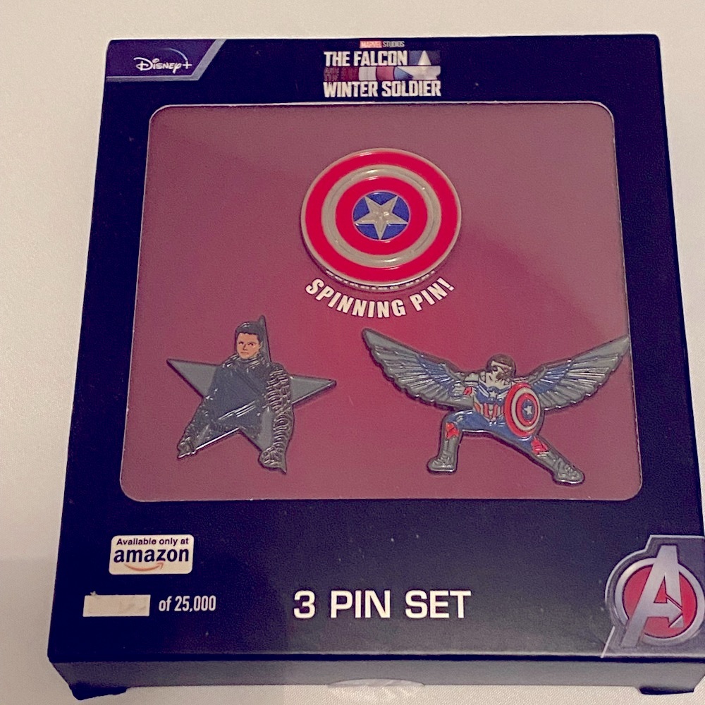 Disney Marvel Studios: The Falcon and The Winter Soldier Pin Set, collectable